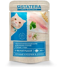 Statera для взрослых кошек (Белая рыба в соусе)